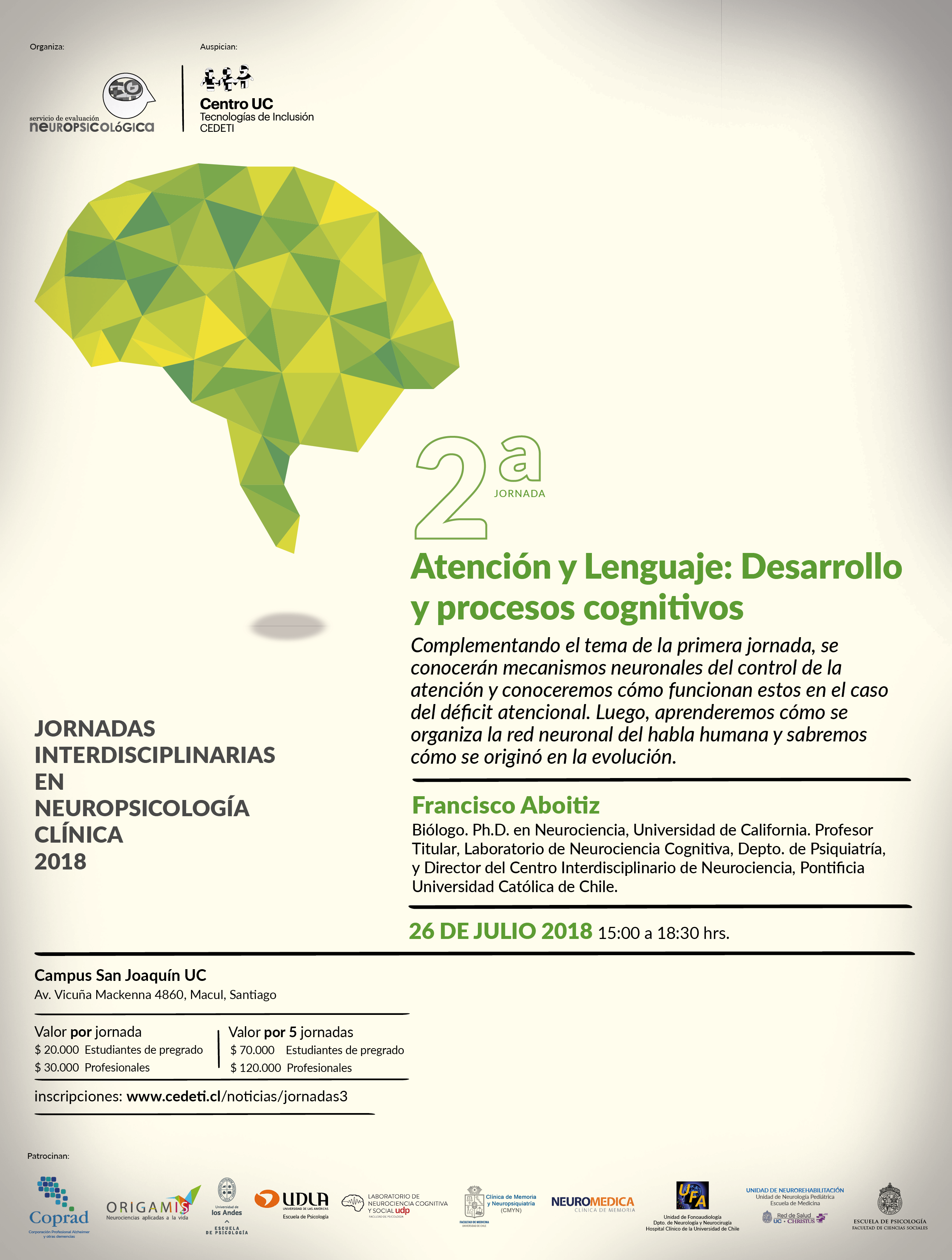 Atención y Lenguaje, Desarrollo y procesos cognitivos